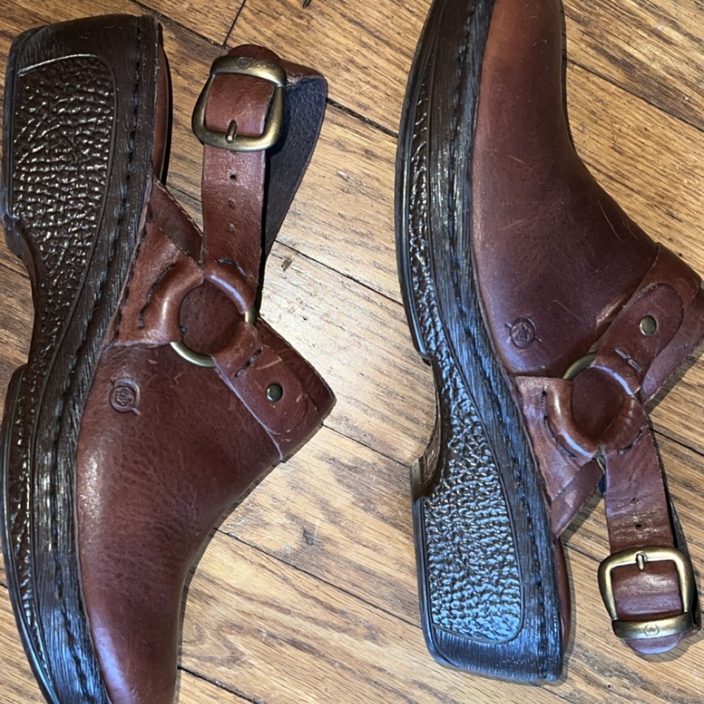 Born Leather Clog Mules | Women’s 9 | Authentic | Vintage | Comfort Classic